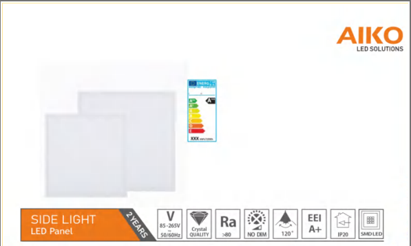LED PANEL 60X60 96W